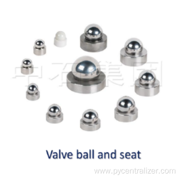 api stainless steel valve ball and seat